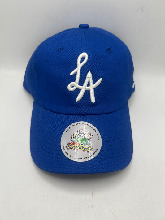 Los Angeles JSW Private Label Royal Blue Adjustable Hat