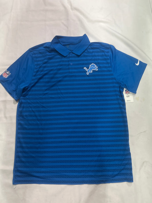 Detroit Lions NFL Nike Dri-Fit Polo Men T-Shirt