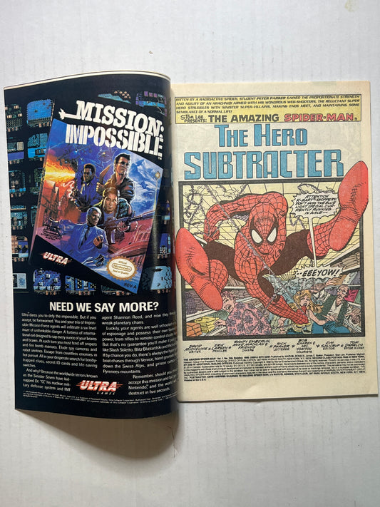 The Amazing Spider-Man by Marvel Comics Group “Female Trouble!” #340 Oct 1990 Comic Book