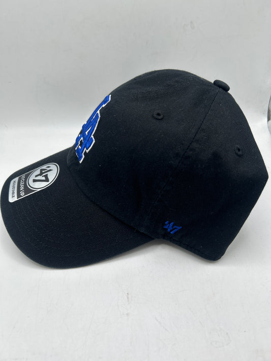 Los Angeles Dodgers MLB 47CleanUp Genuine Merchandise Black / Royal Blue Adjustable Hat