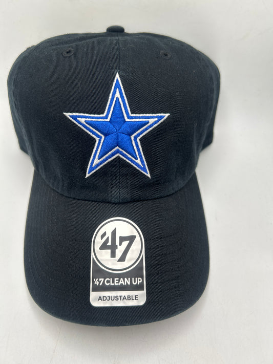 Dallas Cowboys NFL 47CleanUp Black Adjustable Hat