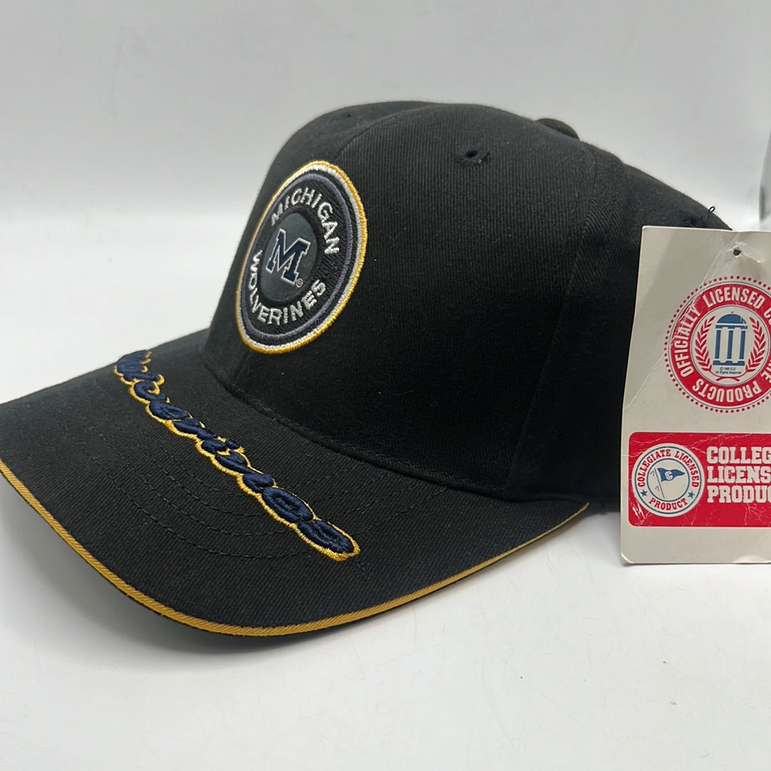 Vintage Michigan Wolverines NCAA American Needle Collegiate Licensed Product STRAPBACK