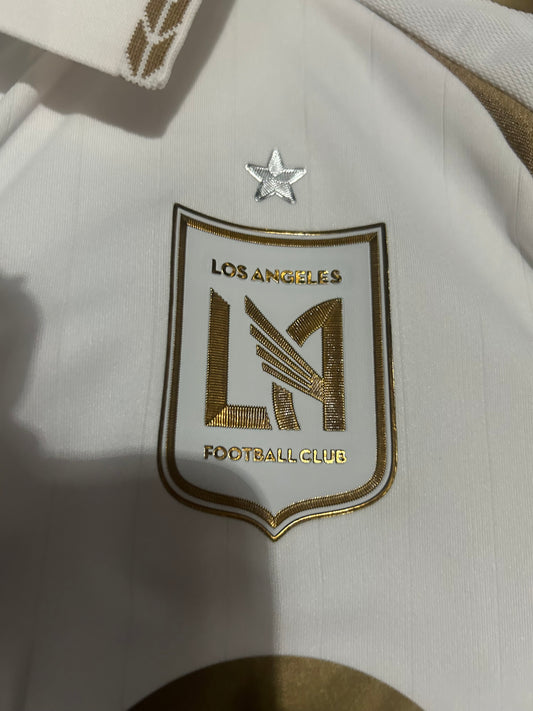 LAFC Adidas 25/26 Authentic Mens White Jersey