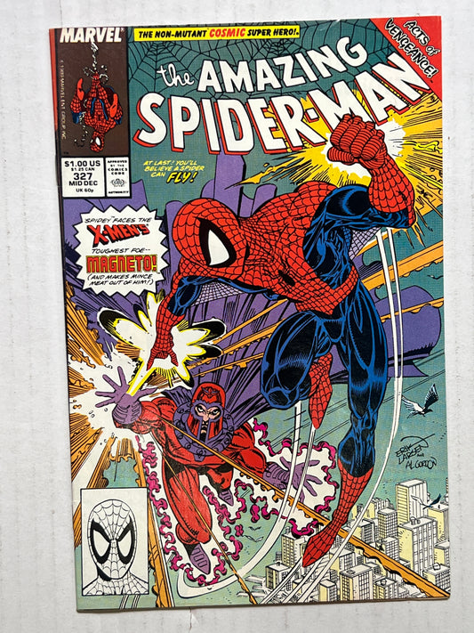 The Amazing Spider-Man By Marvel Comics Group “Acts of Vengeance!” #327 Dec 1989 Comic Book