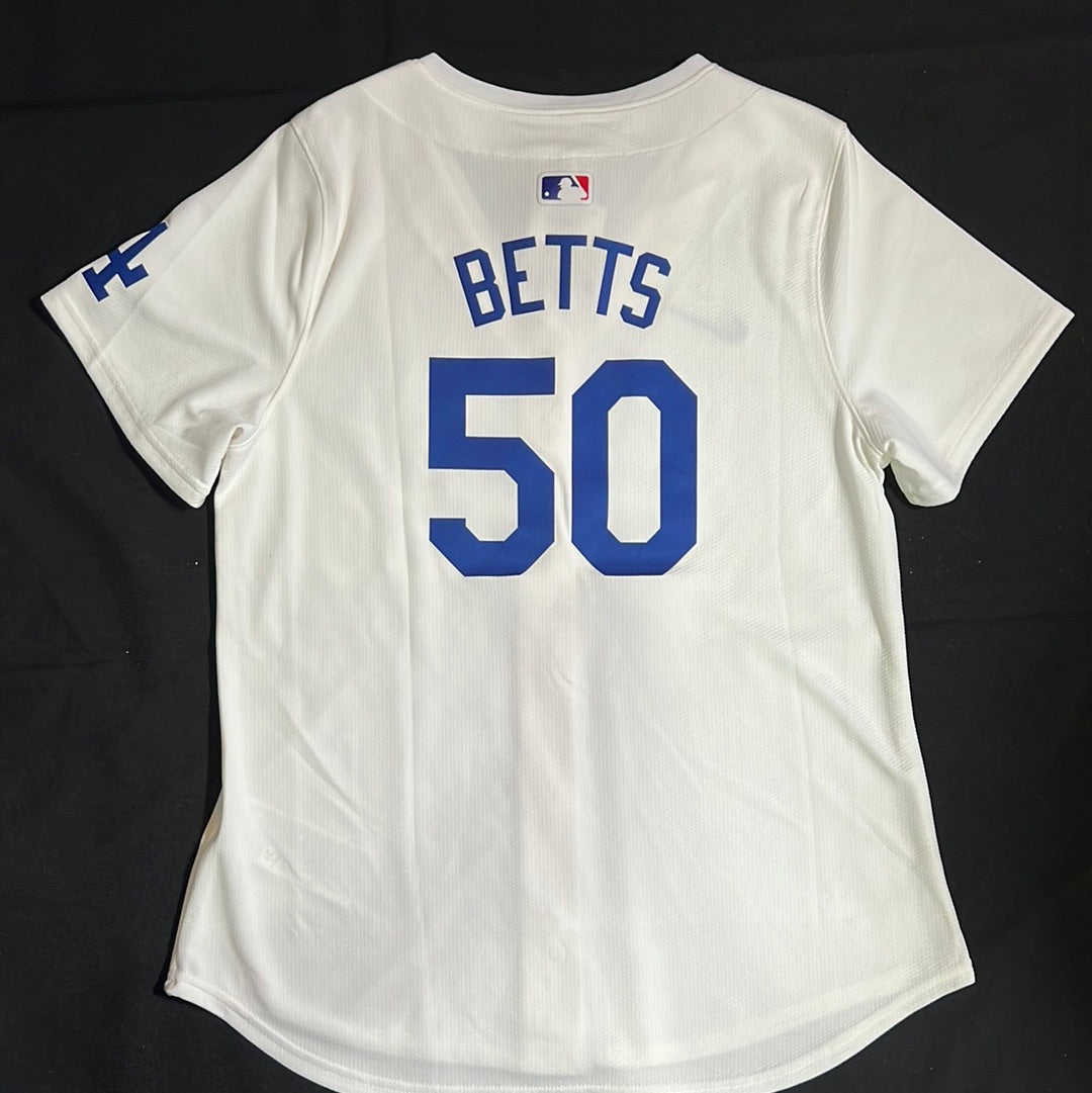 Los Angeles Dodgers MLB Genuine Merchandise #50 Mookie Betts Women's Nike Dri-FIT ADV MLB Limited Jersey
