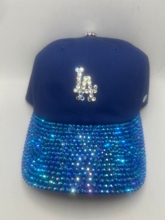 Los Angeles Dodgers MLB 47Brand Bedazzled Adjustable Bow Back Hat