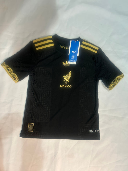 Mexico Adodas 2025/2026 Authentic Gold Cup Youth Jersey