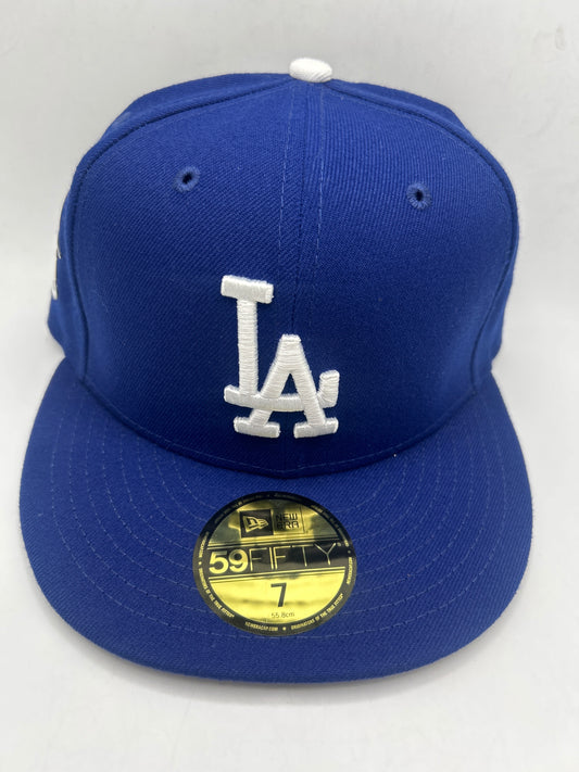 Los Angeles Dodgers MLB New Era 59Fifty Fitted Hat ft. Big League Chew "Vitant" OHTANI patch on the side.
