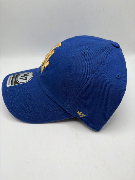 Los Angeles Dodgers MLB 47 Clean up Genuine Merchandise World Series Champions 2025 Gold Adjustable Hat