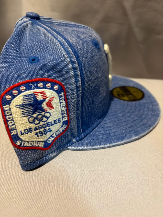 Los Angeles 1984 Dodgers MLB Olympic Washed OTC 59Fifty Fitted Hat
