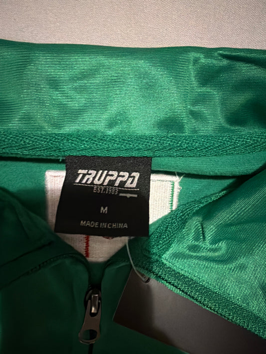 Mexico Truppa Dri-Fit Full Zip-Up Mens Track Jacket Green & White