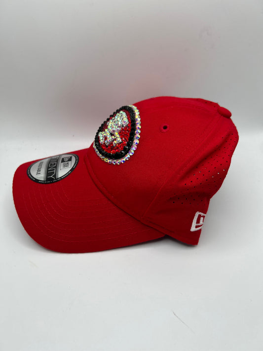 San Francisco 49ERS 9 TWENTY NFL Team Bedazzled Adjustable Hat