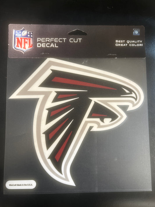 Atlanta Falcons NFL Perfect Cut Decal 8x8