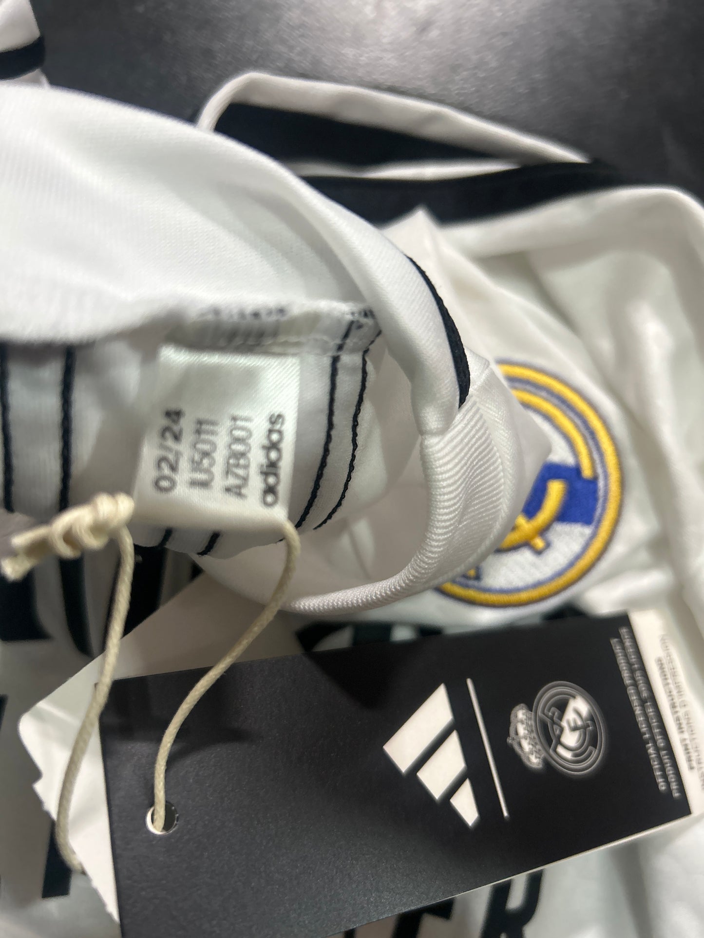 Adidas Real Madrid CF 2024 Home Authentic Replica Men Jersey