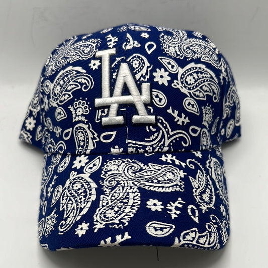 Los Angeles Dodgers MLB Genuine Merchandise Bandana Printed Blue Adjustable Hat
