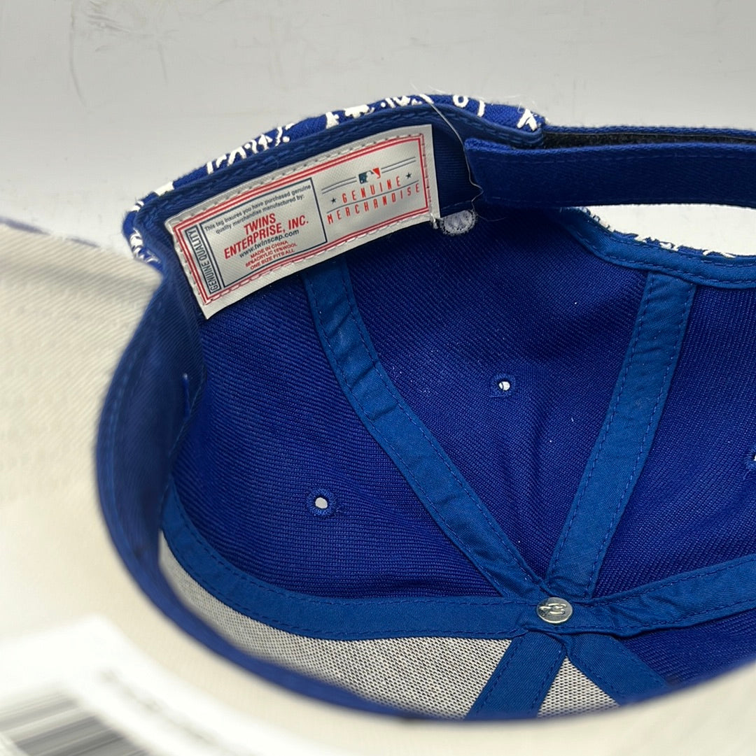 Los Angeles Dodgers MLB Genuine Merchandise Bandana Printed Blue Adjustable Hat