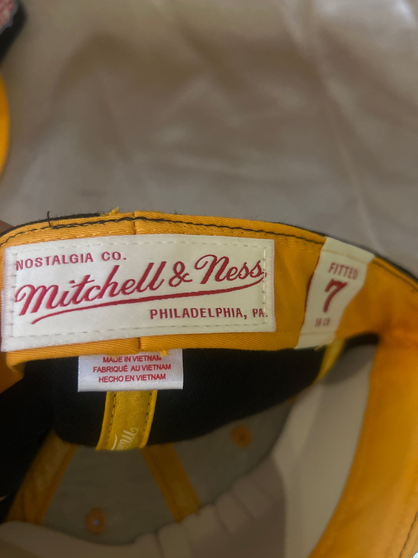 Pittsburgh Steelers NFL Mitchell And Ness Fitted Hat