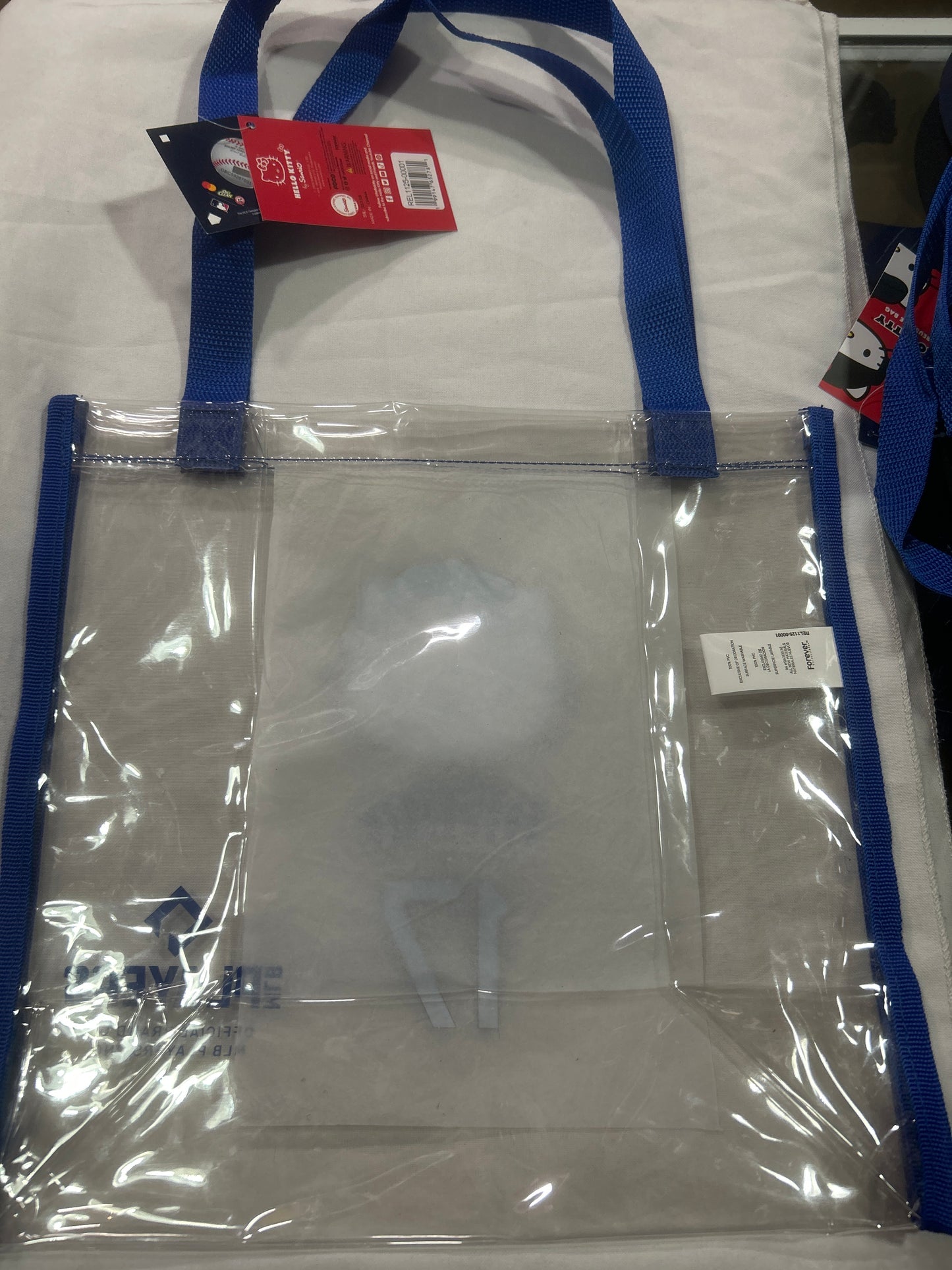 Los Angeles Dodgers MLB Genuine Merchandise FOCO #17 Ohtani Hello Kitty Clear Tote Bag