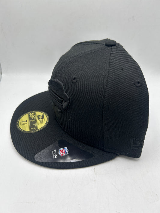 Buffalo Bills NFL New Era 59Fifty Black on Black Fitted Hat