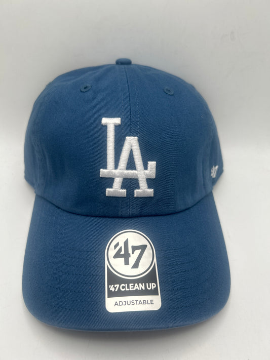 Los Angeles Dodgers MLB 47CleanUp Genuine Merchandise Timber Blue Adjustable Hat