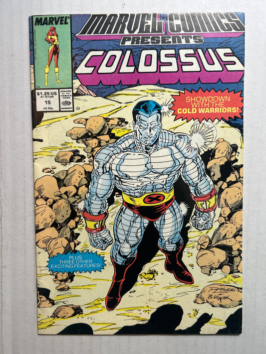 Marvel Comics Presents Colossus "Showdown with the Cold Warriors!" #15 Comic Book