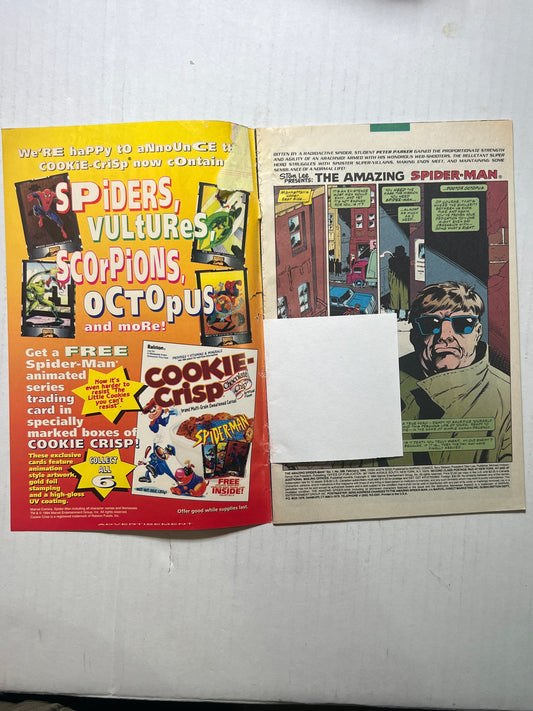 The Amazing Spider-Man by Marvel Comics Group “Web of Death” #398 Feb 1994 Comic Book