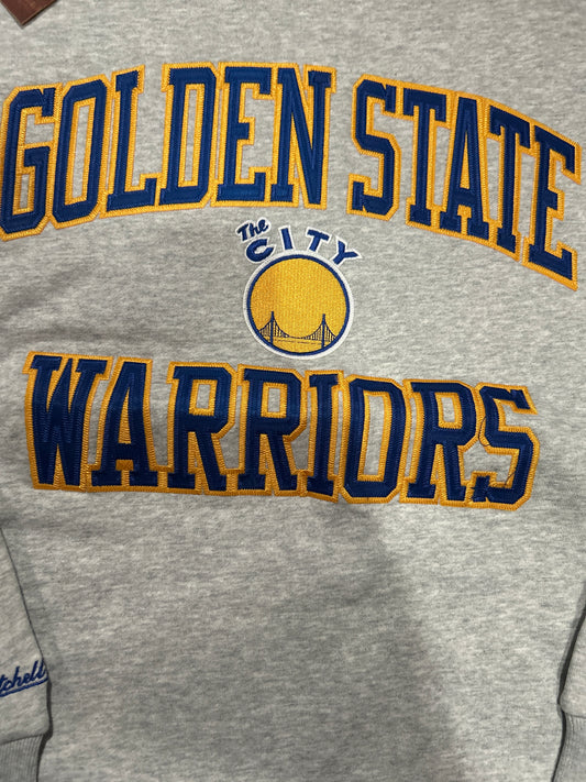 Golden State Warriors NBA Hardwood Classics Mitchell & Ness Mens Crewneck Sweater