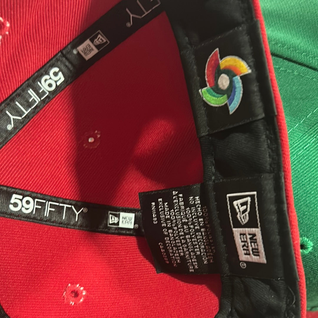 Mexico 2023 World Baseball Classic New Era 59Fifty B-Dub Fitted Hat - Red