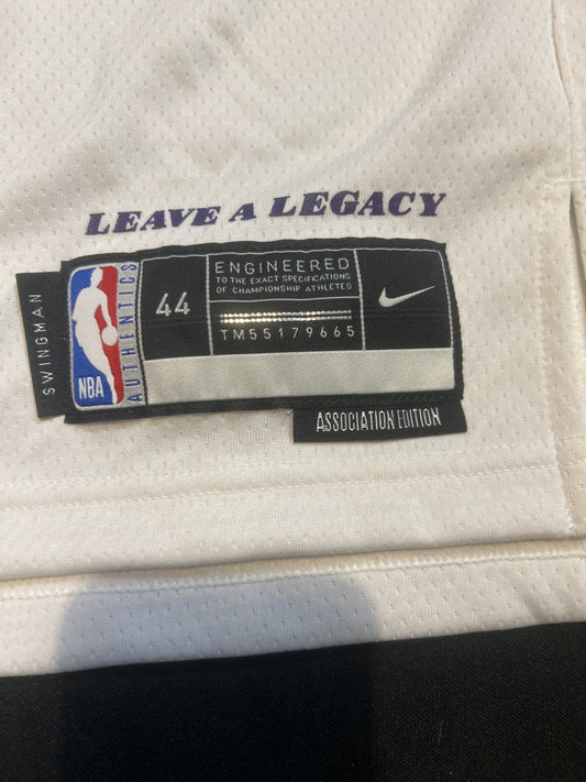 Los Angeles Lakers NBA Nike #23 LEBRON JAMES Dri-Fit Swingman Association Edition Men Jersey