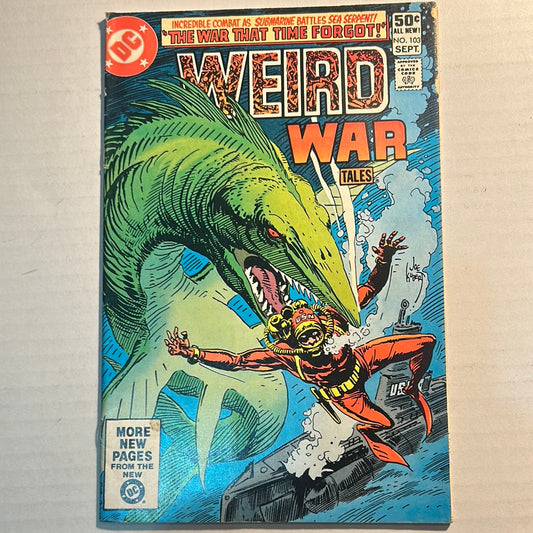 Weird War Tales "The War That Time Forgot!" No. 103 Comic Book