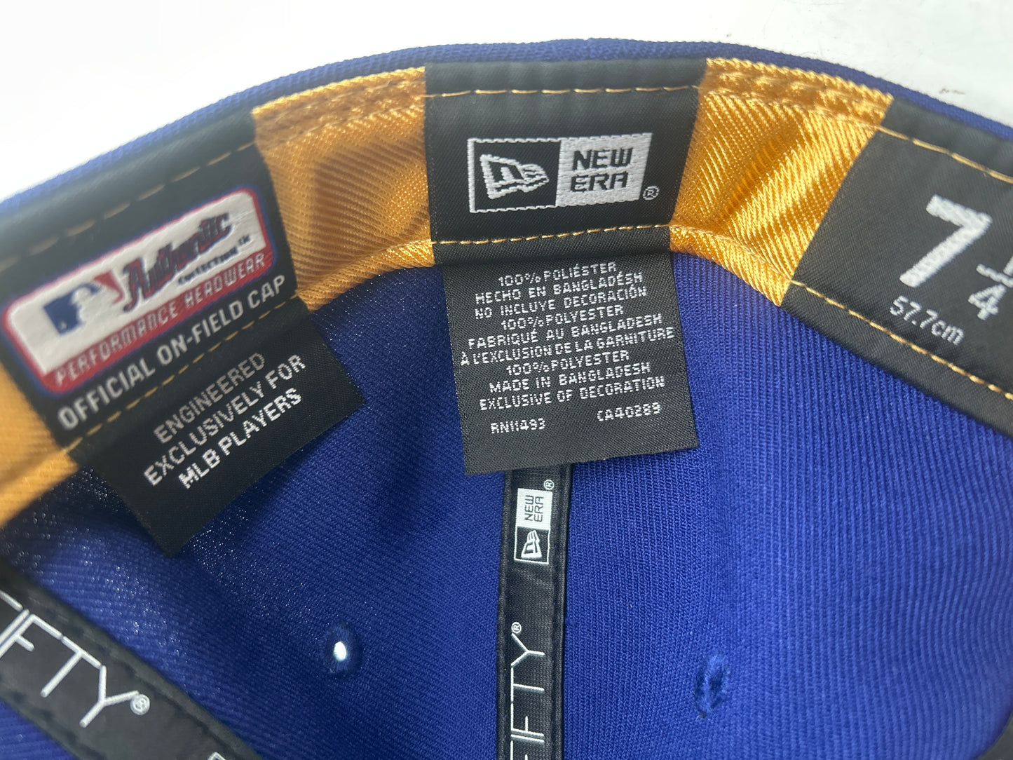 Los Angeles Dodgers MLB 2025 World Series Champions Gold 59Fifty Fitted Hat