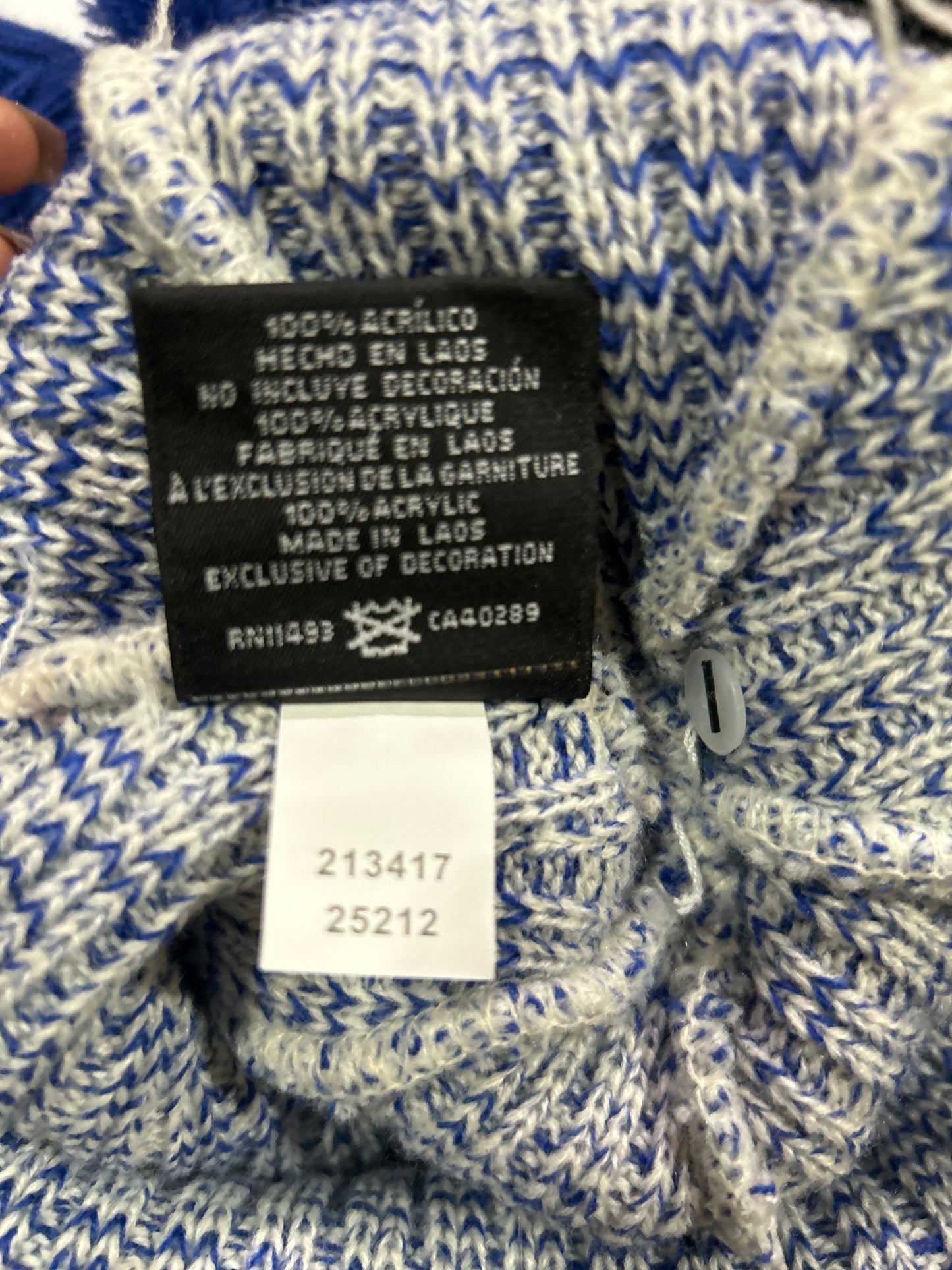 Buffalo Bills NFL New Era One Time Removable Pom Knit Beanie