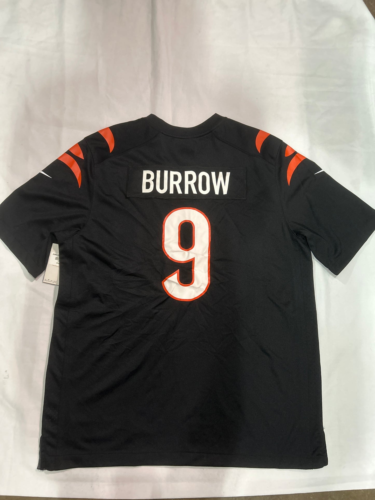 Cincinnati Bengals NFL Nike #9 Burrow Men Jersey