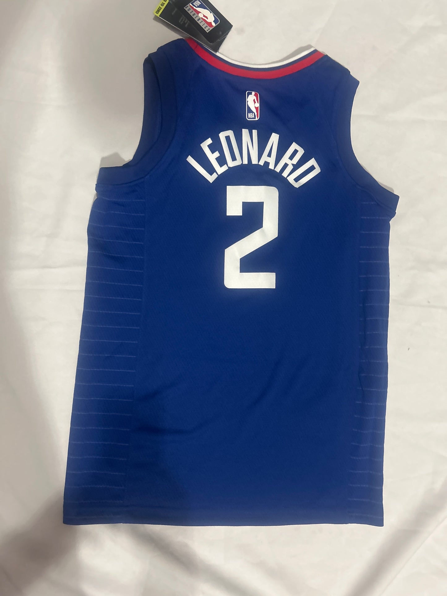 Los Angeles Clippers NBA Nike Dri-Fit Men Authentic #2 Leonard BLUE Swingman MEN Jersey
