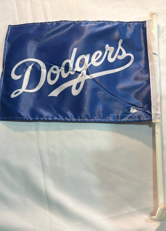 Los Angeles Dodgers MLB Car Flag