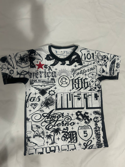 CLUB America Soccer Team Mens Replica Jersey