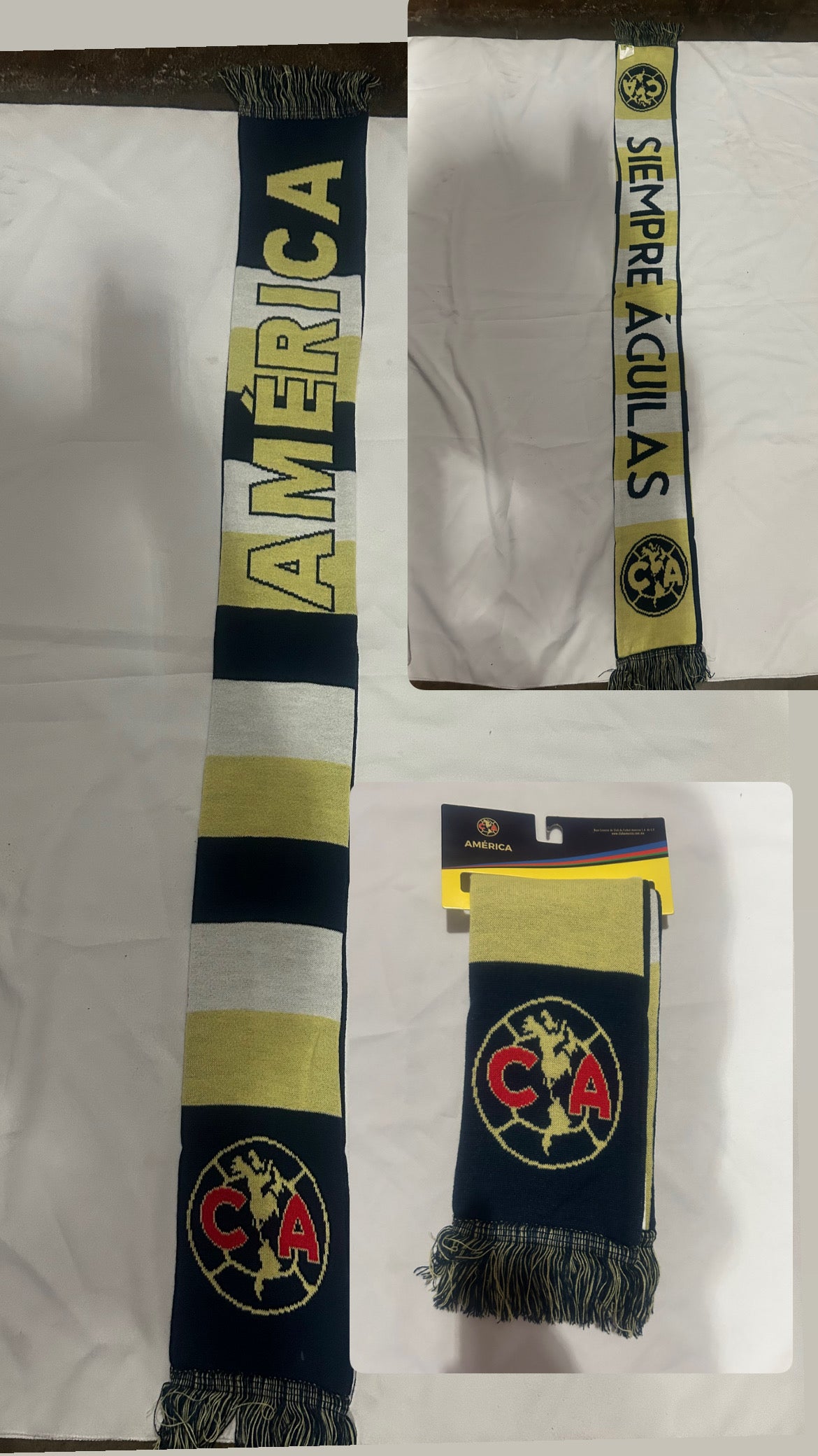 CLUB America Soccer Team Scarf