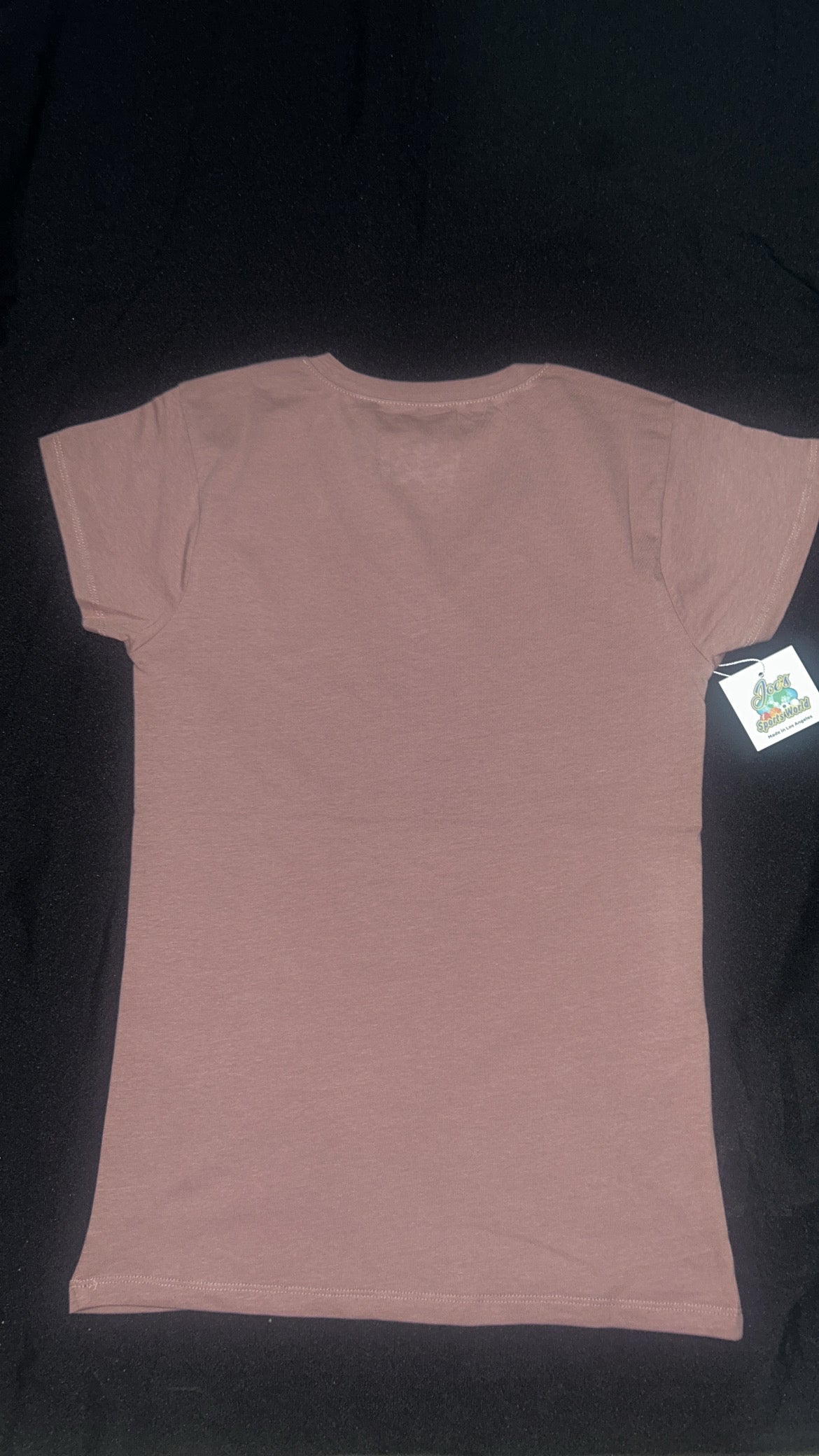 Joes Sports World “MOM For Ever” Shortsleeve V-Neck T-Shirt - Mauve