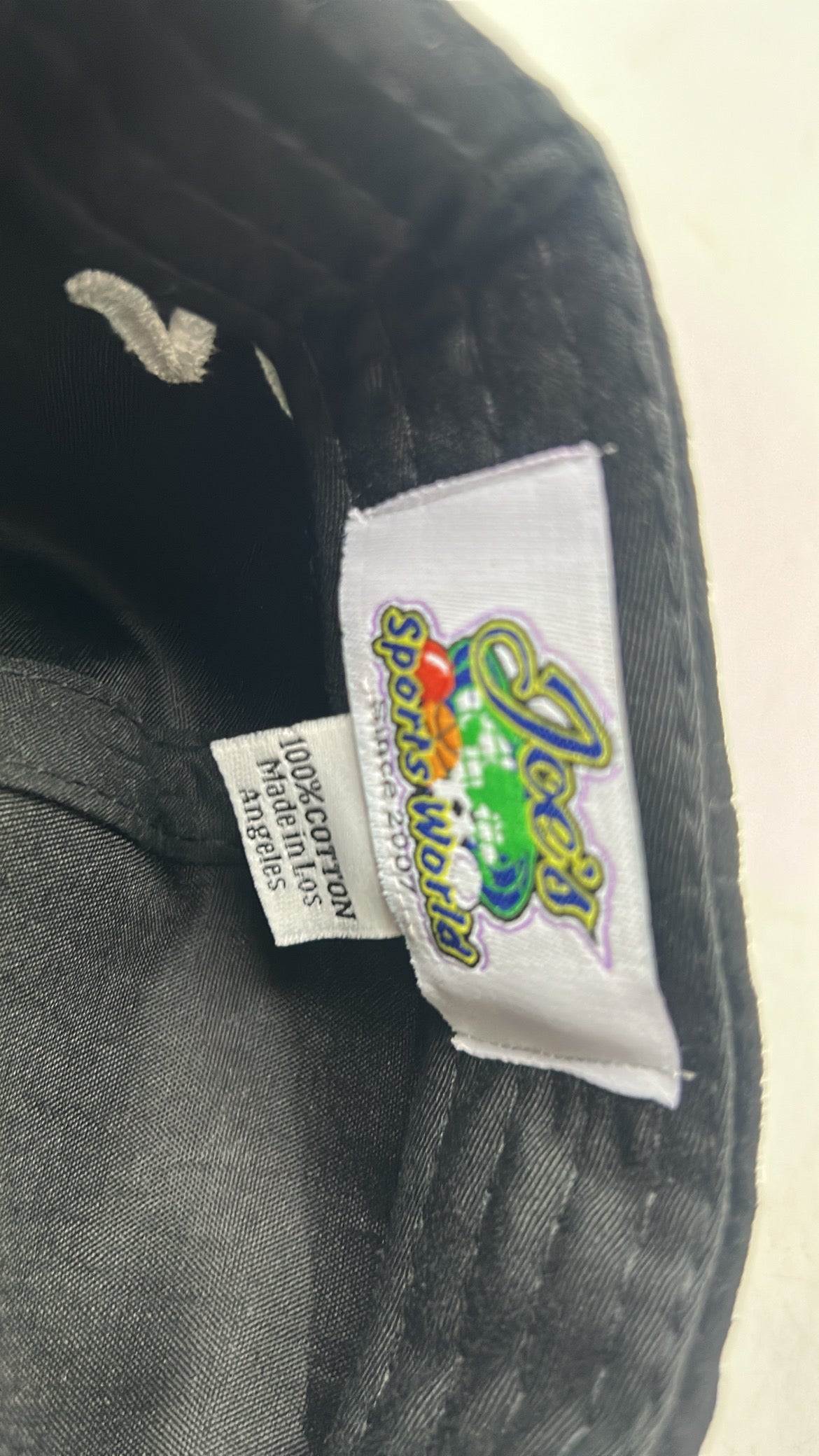 Los Angeles JSW Private Label Black A-Frame Snapback Hat