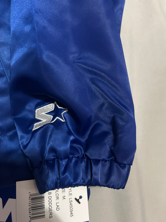 Los Angeles Dodgers MLB Starter 90s Blue Satin Men Ice Cube Jacket