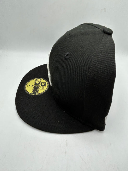 Los Angeles Dodgers MLB New Era 59Fifty Mexican Batter-man Logo Fitted Hat