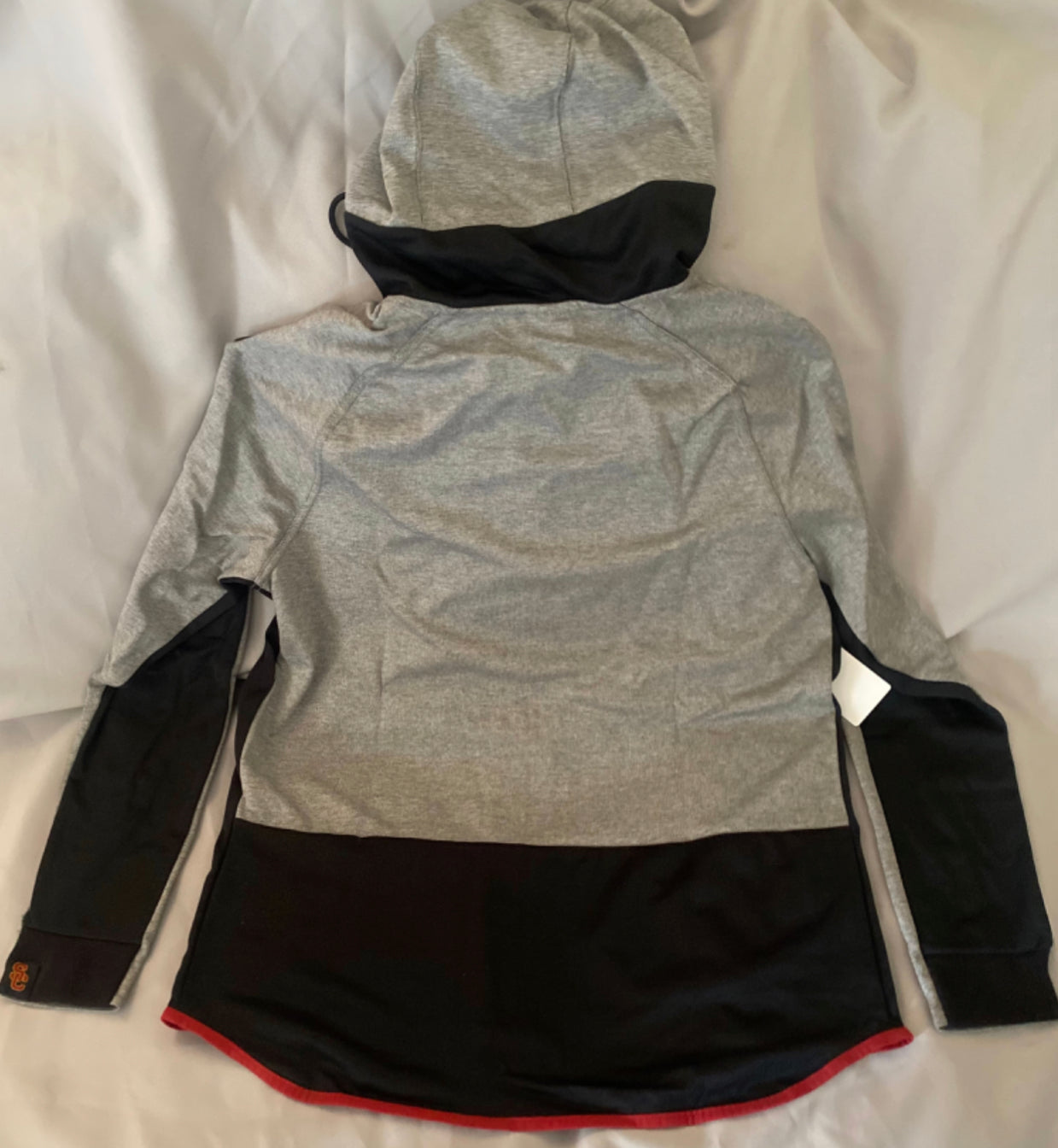 USC Trojans Nike Men Zip Up Hooded Jacket with Side Pockets