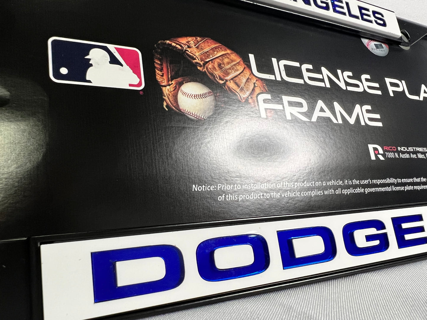 Los Angeles Dodgers MLB
Blackjack Laser Chrome License Plate