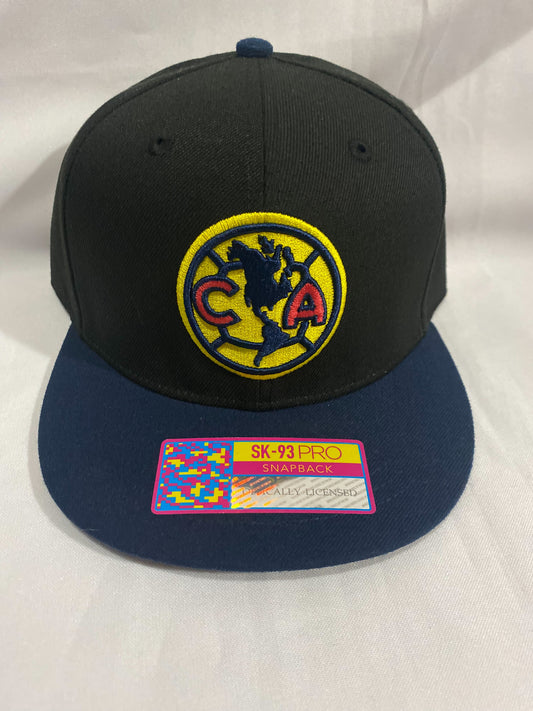 CLUB AMERICA SOCCER SK-93 Pro SnapBack Officially Licensed Bleu Marin
