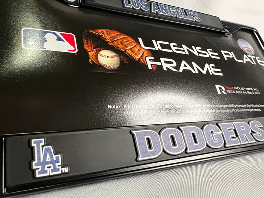 Los Angeles Dodgers MLB
Black Metal Chrome License Plate