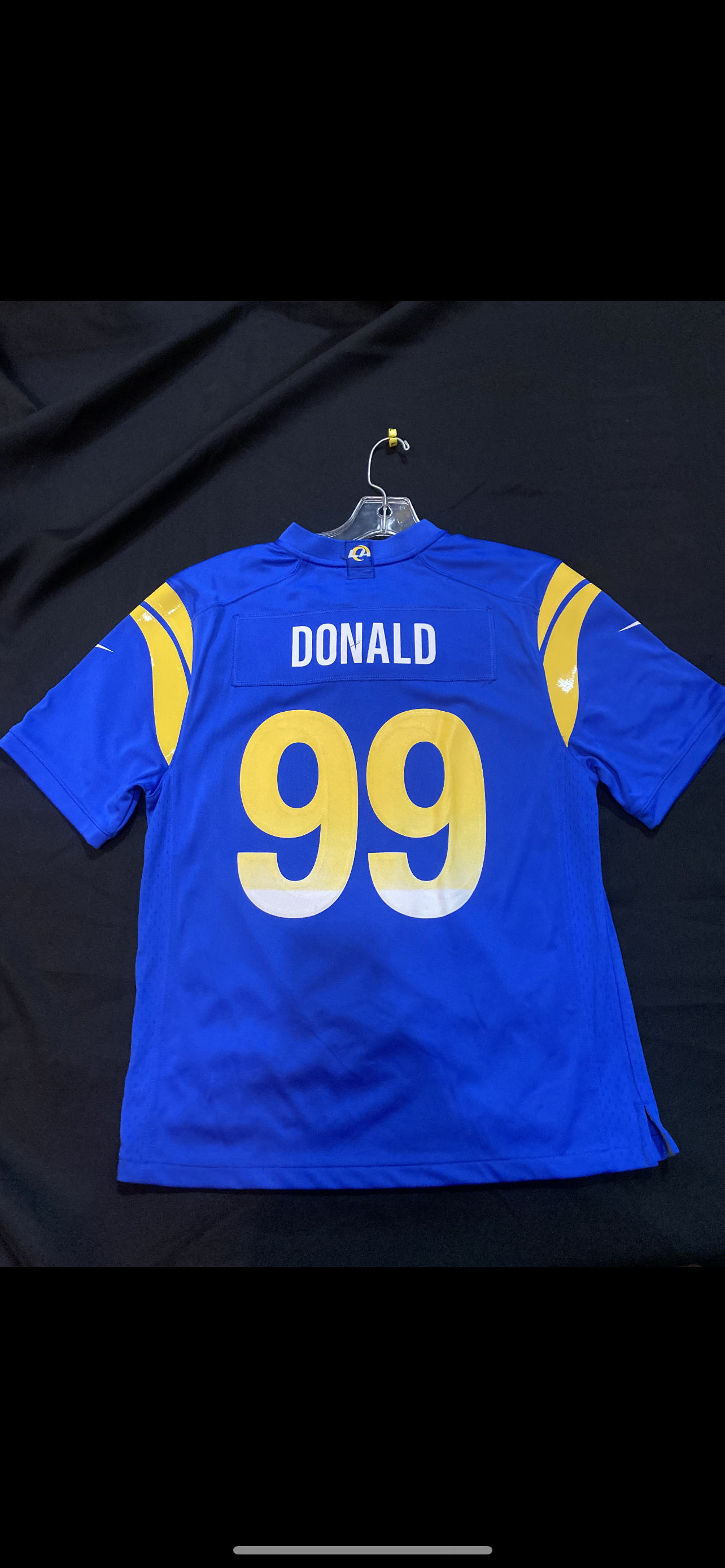 Los Angeles Rams #99 Donald Nike Youth Jersey With LVI Super Bowl Patch