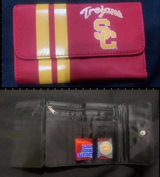 USC Trojans 4X6” Women's Tri-Fold Wallet