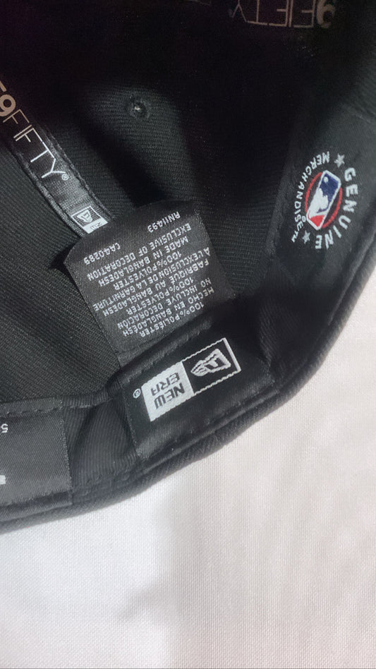 Los Angeles Dodgers 59Fifty Classic New Era Genuine Merchandise Black Fitted Hat