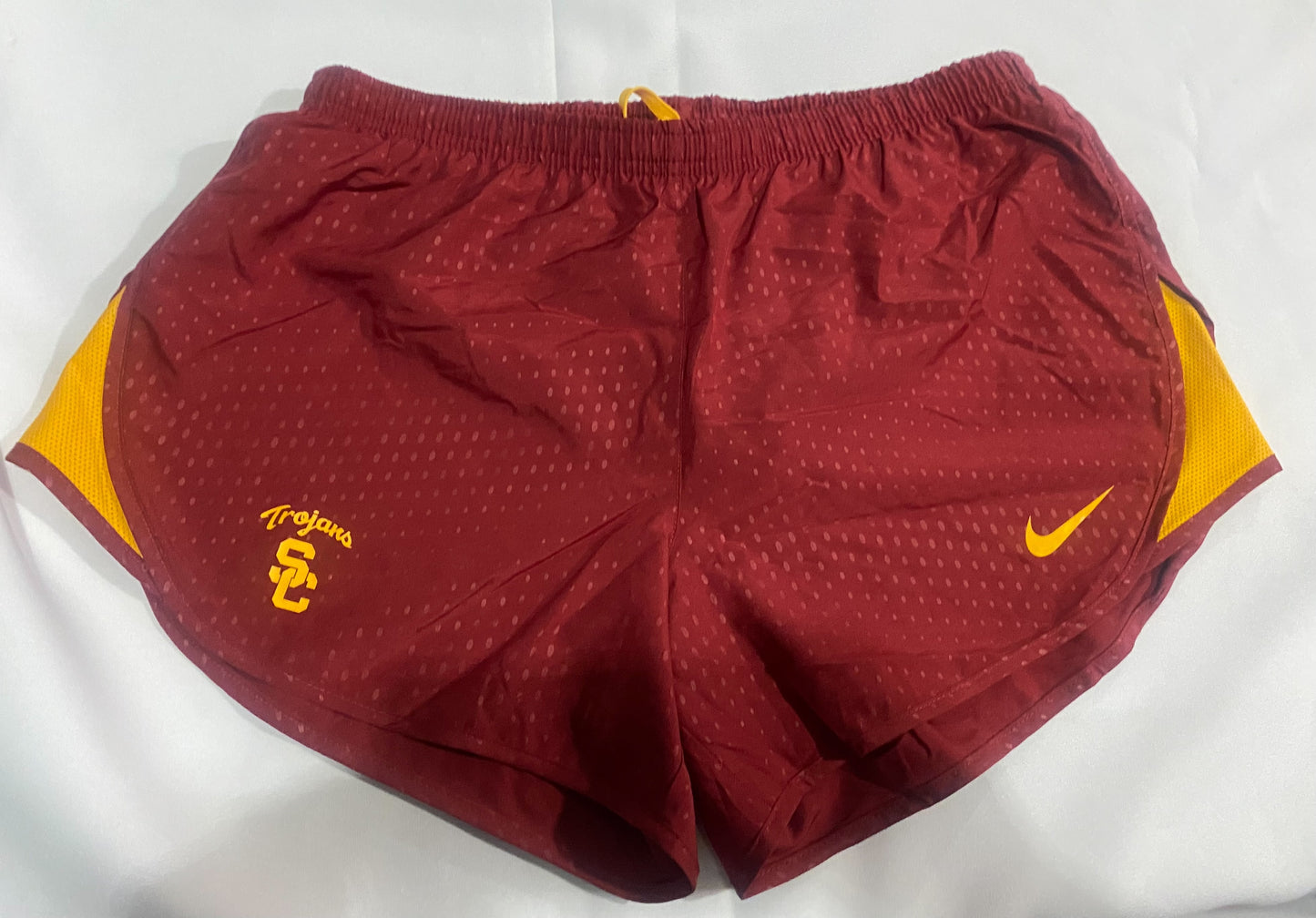 USC Trojans Nike Dri-Fit Cardinal & Gold Shorts for Women