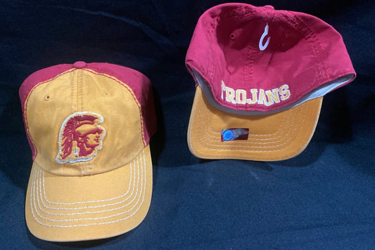 USC TROJANSVintage Hat
Cardinal and gold with emb Trojan logo
